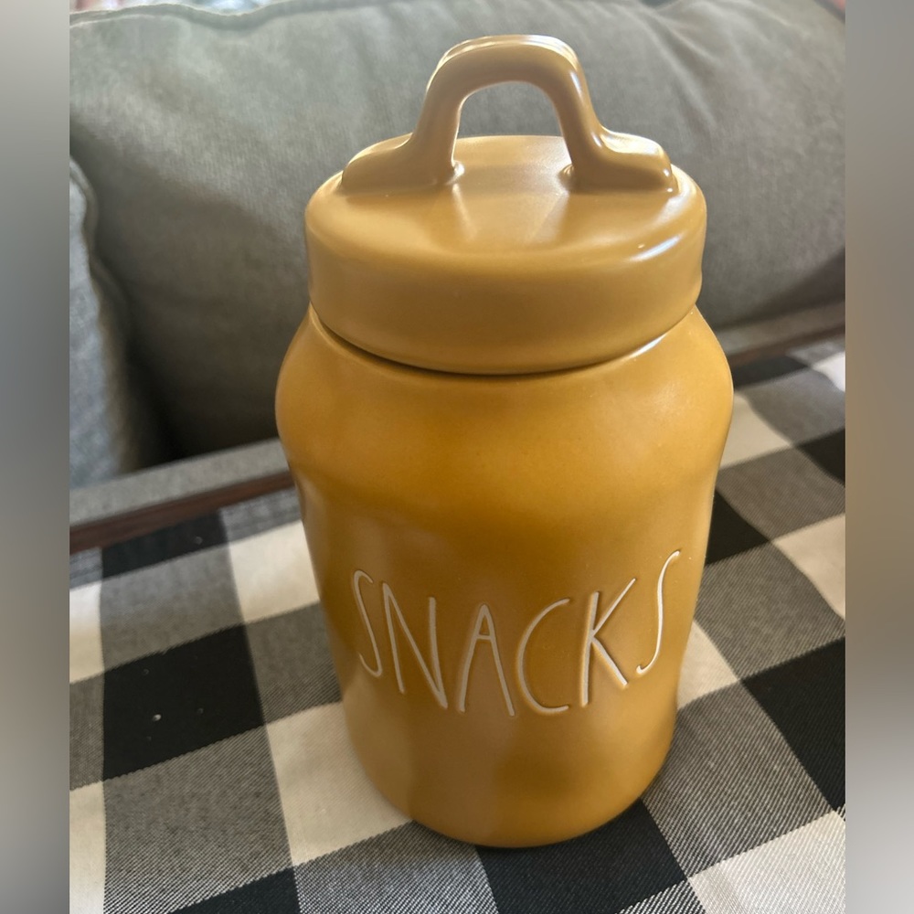 Rae Dunn SNACKS Skinny Canister